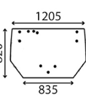 Ανταλλακτικό κρύσταλλο οπίσθιο