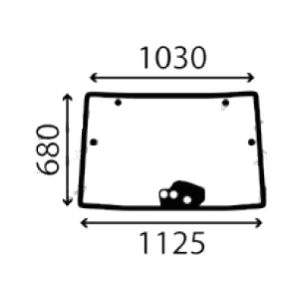 Ανταλλακτικό κρύσταλλο εμπρόσθιο